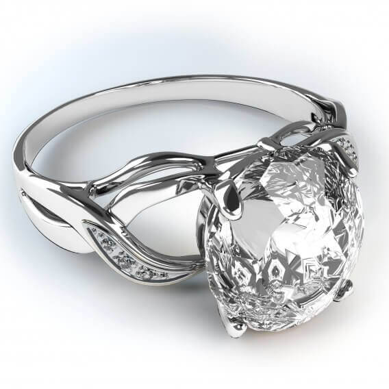 טבעת יהלומים ואבן חן 1.11 קראט יוליאנוס