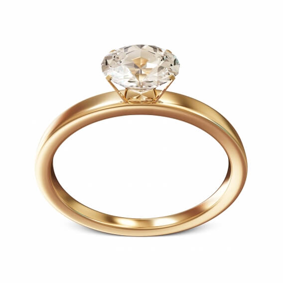 טבעת אירוסין עדינה ומיוחדת  יסמין SD 107