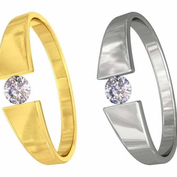 טבעת יהלומים קלאסית שרון SD 104