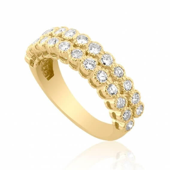טבעת יהלומים וינטאג' זהב לבן  1.04 קראט לורי SD 221