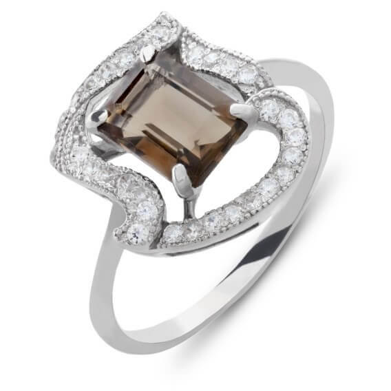 טבעת יהלומים עם אבן חן מרכזית 1.21 קראט - ג'ולין