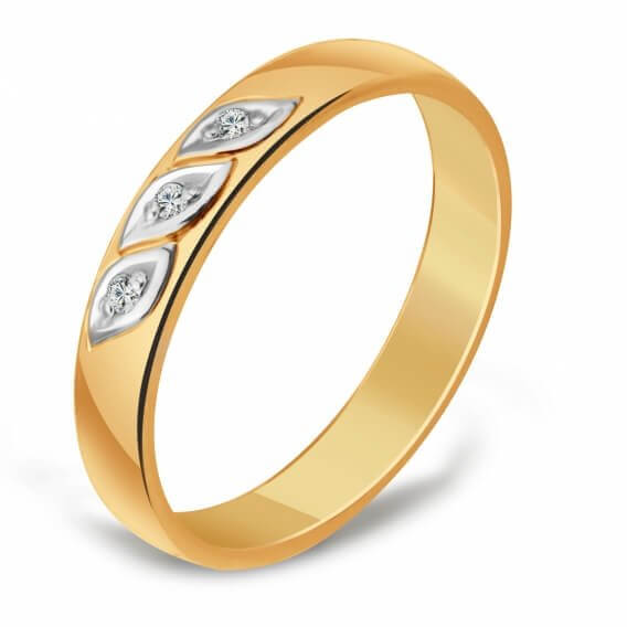 טבעת נישואין לגבר עם תוספת של יהלומים 0.32 קראט - ג'ייקוב